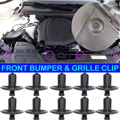 30pcs For Q3 Q5 Q7 A4 A5 A8 S8TT Water Tank Guard Plate Front Leaf Plate Buckle 4D0807300 Bumper Fen