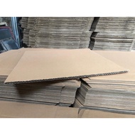 60x60 cm double wall cardboard, cardboard sheet, kraft layer divider packaging box