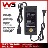 Ebike Charger 60v 32ah for Battery 60v 32ah - 38ah, Applicable for Romai, Nwow, Lucky Lion, Kuda