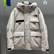 The North Face / TNF 男女情侶款 韓國冬工裝連帽鵝絨防水羽絨服 秋冬季 羽絨外套 Puffer Down Jacket 羽絨褸 防水 防風 外套 外褸 風褸 Parka 滑雪褸 S