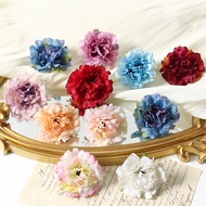 5cm Carnation Artificial Flower Fake Flower Head For Home Wedding Decoration DIY Cake Wreath Craft Brooch Accessories
