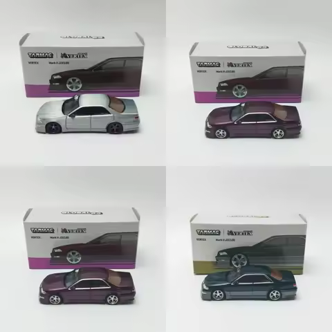 Have Flaws 1/64 Scale MARK II JZX100 Alloy Simulation Car Model Classic Adult Collection Static Disp