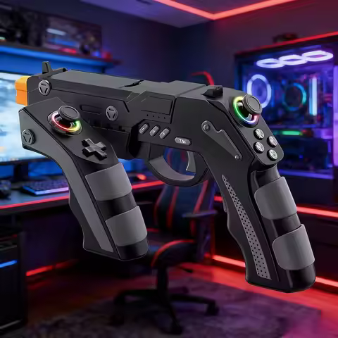 IPEGA Wireless Bluetooth Motion Sensing Shooting Hall Effect Motion Sensing Gun-shaped Controller Fo