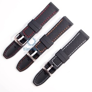 20/22mm Rubber Strap Waterproof Sports Silicone Strap Xitiecheng Casio Fossil Watch Strap