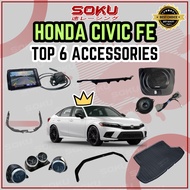 HONDA CIVIC FE ACCESSORIES FRONT CAMERA ENGINE BAY COVER BOOT TRAY SEEKERS METER HOLDER BODYKIT CENT