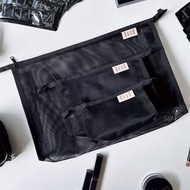 理理包 l i i l _超輕量網紗三角收納袋3入組_夜空黑