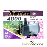 <Greenheavenz> ASTRO 4000 Submersible Pump / Liquid Filter AS-4000 Pump Air