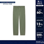 Tommy Hilfiger กางเกงขายาว ผู้ชาย รุ่น DM0DM20289 MR6 - สีเขียว ทรง Regular Fit