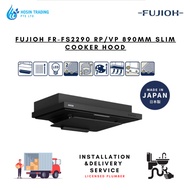 FUJIOH FR-FS2290 RP/VP 890MM MADE IN JAPAN SLIM COOKER HOOD - 3 YEARS WARRANTY