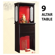 MEJA ALTAR SEMBAHYANG/ALTAR TABLE/PRAYER CABINET WITH TOP/神台/BUDDHA TABLE/PRAYER TABLE/ALTAR CABINET