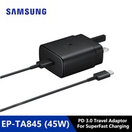 Original Samsung 45W Travel Adaptor 5A Super Fast Charging PD 3.0 Fast Charger USB-Type-C For Note 20 10 10+ S20 Plus S21 S22 Ultra A91 A90 A81 A80