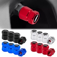 4pcs Metal Car Tire Air Cap Hexagonal Car Wheel Tyre Stem Cap for Geely GX3 Geometry CK Coolray Atla