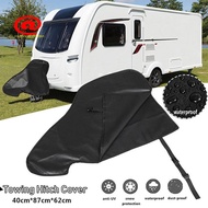 Universal Caravan Hitch Cover, Waterproof Tow Hitch Cover, Tongue Jack Cover,Trailer Towing Ball Loc