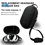 Cross-body Vr Headset Bag Carrying Bag for Meta Quest 3 Vr Meta Quest 3 Vr Glasses Waterproof Eva Travel Case with Adjustable Shoulder Strap Shockproof and Anti-scratch