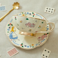 ( พร้อมส่ง ) Disney Alice in Wonderland Teacup & Plate Set 2P ชุดถ้วยน้ำชา + จานรอง