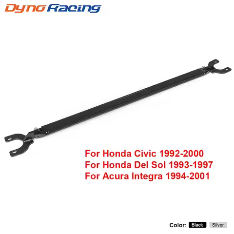 Auto Rear Upper Strut Brace Bar Fit for Honda Civic 92-00 EG EK/93-97 Del Sol/94-01 Integra DC2 Blac