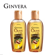 GINVERA Olive Oil 150ml - for Hair Face and Body to moisturise skin remove make up and repair hair - Green Tea/Argan/Coconut/Olive/Almond