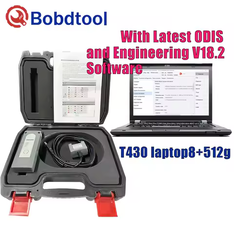 VAS6154 Diagnostic Kit – CAN FD/DoIP ODIS 2023 + Engineering 18.2 on T430 laptop