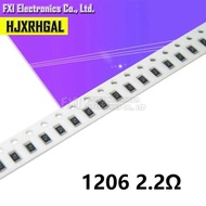 SMD 100Pcs 1206 Resistor 2.2 Ohm Chip 0.25W 1/4W 2.2R 2R2 New