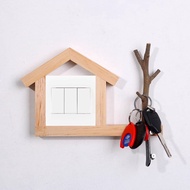 Decorative Switch Frame Sticker Solid Wood Switch Sticker Decorative