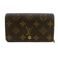 【二手】LOUIS VUITTON ) M61730 Portemonnaie Billet Trésor Compact Wallet L-shaped Zipper Monogram Bi-fol