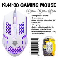 Nubwo NM-100 Gaming Mouse เมาส์เกมมิ่ง เมาส์มีไฟ ของแท้