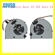 SDVSD Replacement Fan for Gigabyte Aero 15 15X Aero 14 Gigabyte RP64W RP65W CPU+GPU Cooling Fa BFDBW