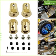[LovoskibcMY] 5mm-12mm Extension Adapter Metal Brass 5mm to 12mm Wheel Extension Connector for RC Ca