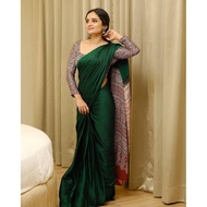 Kutchi ajarkh print silk Saree July26