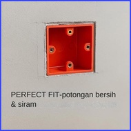 Drywall Outlet Cutter Square Slot Cutter Precision Ergonomic Oscillating Hole Punch Slot for Wood Cr