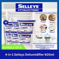 $1.65 per Piece! [Bundle of 6 Pcs] x 600ml Selleys Charcoal Dehumidifier Moisture Absorber New Packaging