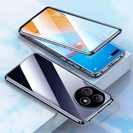 Vivo Y39 Case For Vivo Y39 Y 39 VivoY39 5G 4G 2025 Double Sided Glass Flip Phone Case Metal Bumper F