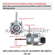 DKMB FAN DYNAMO FAN MOTOR BEARING/ MASPION FAN DYNAMO BEARING OC-03