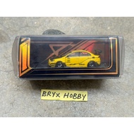 Error 404 Mitsubishi Evolution X Varis #ER404EVOXVYL Yellow (1:64)