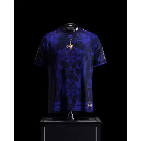 Assisting World Football Events, French Creative Concept Jersey, Summer Jersey Designed for Solo Use