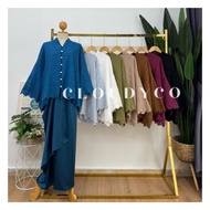 [BLOUSE ONLY] CLOUDYCO Nadine Cotton Eyelet Sulam Blouse