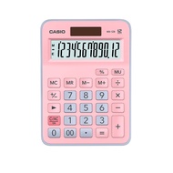 Casio Calculator เครื่องคิดเลข  คาสิโอ รุ่น  MX-12B-PKLB แบบตั้งโต๊ะสีสัน ขนาดกะทัดรัด 12 หลัก สีชมพูฟ้า