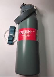 樂美雅不鏽鋼真空保溫杯 大容量保溫瓶（附吸管）1600ml