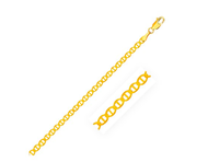 Nathalias NY สร้อยข้อเท้าทองคำแท้ 10K ลายมารีนเนอร์ 2.3 มม. Yellow Gold Mariner Link Anklet 39078