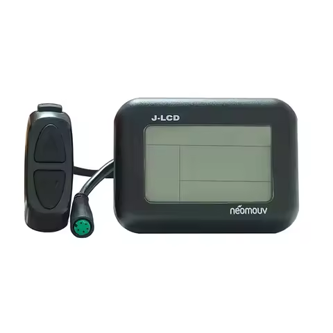 Electric Display Meter Neomouv J-LCD 36V 48V E-Bike Control Panel 5-Hole Female Plug Bike Accessorie