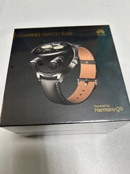 HUAWEI WATCH Buds 耳機手錶二合一 AI降噪通話 黑色真皮錶帶 血氧監測 綜合續航力3天