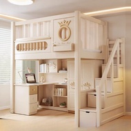 Loft Bed Cherry Wood Parallel Tree Housesingle Upper Bunk Bed