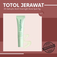 SEALED GladGlow 2% Salicylic Acid Overnight Acne Spot Cream Treatment 5g ORIGINAL with Centella | Ac