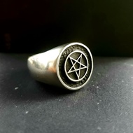 Men's Fashion Accessories 2D Pentagram RingWanita