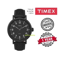 Timex Standard 43mm Leather Strap Men's Watch - TW2T91000