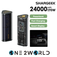 Shargeek 170: Coolest Powerbank with Unparalleled Charging  | 3-device Fast Charging Power Bank | 170W Max Output Laptop