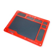 MINI 4WD 2in1SETUP BOARD 24x18 cm. Red & Black