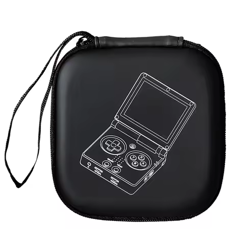 Carrying Case with Mesh Bag for SD Card USB Charging Cable Storage Bag Carrying Bag for ANBERNIC RG3