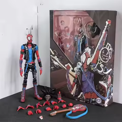 Bandai Shf Spider Man Parallel Universe 2 Crossverse Punk Hobby Marvel Mobile Handheld Model