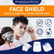 【FACE SHIELD】High Quality Protective Hard Face Shield Mask Spectacle Face Shield Cover Face Screen